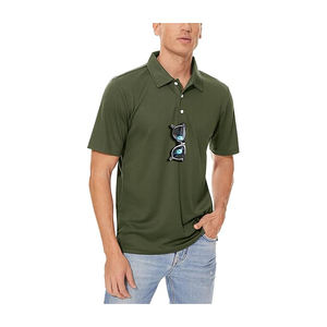 Polos ligeros para hombre, polos de golf de manga corta con estampado de rendimiento seco que absorbe la humedad, hechos en Pakistán - Product Image 6