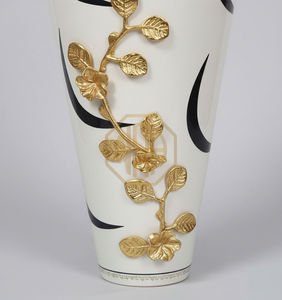 แจกันดอกไม้โลหะเคลือบลายหรูหรา แจกันเหล็กตกแต่งบ้าน ขายส่งจากโรงงานโดยตรง - Product Image 6