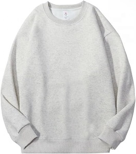 High Quality 350-550 GSM Men's Oversized Pullover Hoodie Custom Logo Eco-Friendly Fleece Premium Drop Shoulder Spring Sweatshirt - Product Image 2