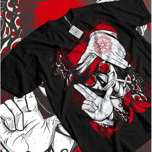 เสื้อยืด Alucard Hellsing Ultimate ผ้าฝ้าย 100% น้ำหนัก 280 กรัม แบบเจอร์ซีย์ พร้อมโลโก้แบรนด์ดัง ดีไซน์แบบพิมพ์ลาย - Product Image 3