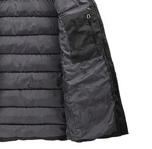 Wholesale OEM Service Custom Logo <b>Long</b> Men's Cotton Filled Puffer <b>Jacket</b> with Stand Collar Waterproof & Windproof - Product Image 5