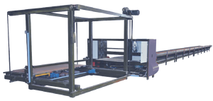 Ligne de composition automatique du bois pour panneaux de meubles, assemblage de haute précision, caractéristiques de sécurité élevées, largeur de composition de 1300 mm - Product Image 1