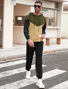 Survêtement personnalisé avec logo, molleton épais 500 g/m², coupe ample, jogging, ensemble de survêtement pour hommes - Product Image 3