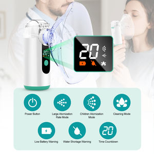 Venta superior Versión de actualización Limpieza automática <span class=keywords><strong>Nebulizador</strong></span> silencioso recargable Nebulizadores de malla portátiles - Product Image 6