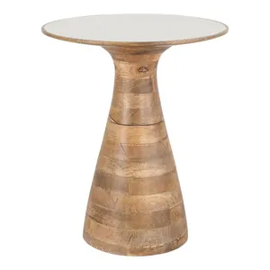 Mesa Auxiliar de Madera de Acacia Hecha a Mano, Diseño Personalizable para Muebles de Sala de Estar y Oficina en Casa al Mejor Precio - Product Image 1