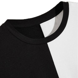 Camisetas de manga corta de algodón de punto transpirable para hombre con logotipo personalizado de calidad superior ropa de calle informal ecológica para exteriores - Product Image 4