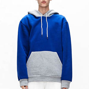 Último diseño 100% algodón poliéster personalizado gota hombro sudaderas con capucha sudadera de gran tamaño pulóver Sudadera con capucha para hombres - Product Image 3