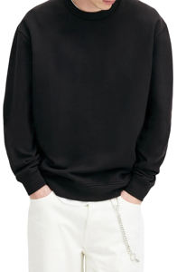 Alta calidad Casual Swear Loose Fit Oversized Crew Neck Basics Sudadera Custom DTG Impreso Logo Hip Hop Style Sudadera - Product Image 3