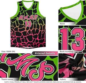 Maillot de basket-ball personnalisé pour hommes, femmes et jeunes, vêtements de sport personnalisés, nom de l'équipe, numéro, logo imprimés - Product Image 3