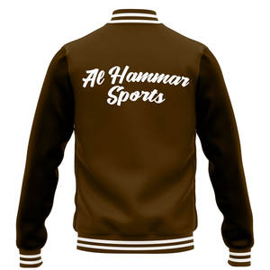 Chaqueta de béisbol de lana de secado rápido personalizable Unisex, bombardero universitario sostenible con diseño de Letterman para hombres y mujeres, temporada de primavera - Product Image 4