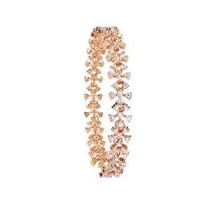 Magnifique bracelet et jonc en or 18 carats avec diamants de laboratoire - Product Image 5