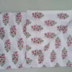 Tela de algodón estampada a mano, tela estampada al por mayor - Product Image 1