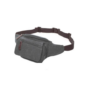 Riñonera de lona de gran capacidad para Unisex, riñonera personalizable con cierre de cremallera para viajes al aire libre - Product Image 5