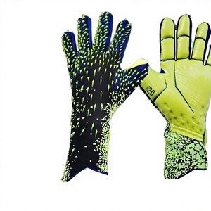 Nouveau design 2026 – Gants de football professionnels d'extérieur, vente en gros, personnalisables, haute qualité, respirants, en latex, pour gardien de but (doigts entiers) - Product Image 1