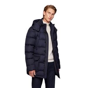 2025 Best Selling Men's Canvas Puffer <b>Jacket</b> with Stand Collar and <b>Heated</b> Breathable Feature Winter Casual <b>Jacket</b> for Wholesale - Product Image 1
