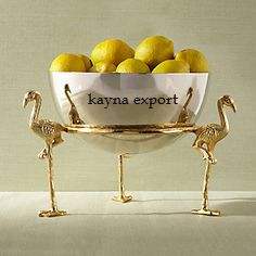 Tazón de Metal de Lujo Moderno, Ecológico, Pulido y Brillante, con Base de Mariposa y Rama Dorada, para Servir en Fiestas, de Acero Inoxidable - Product Image 4