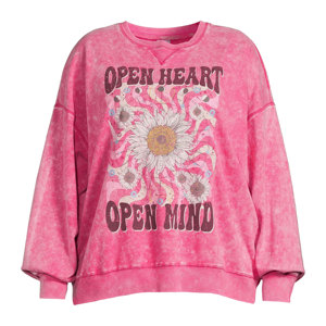 Nueva moda lavada mujeres niñas sudadera bolsillos manga larga Casual algodón polar cuello redondo suelta cárdigan sudaderas - Product Image 1