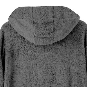 Sweat-shirt en polaire Sherpa en coton et polyester avec logo personnalisé Sweat-shirt en polaire Sherpa de grande taille à vendre - Product Image 6