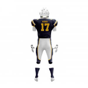 Les jeunes portent l'uniforme de maillot de football américain personnalisé votre propre logo uniformes de football américain cousus personnalisés respirants - Product Image 5