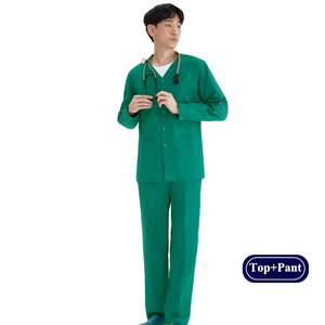 Uniforme d'hôpital unisexe personnalisable gommage ensemble toile tissu pour hommes et femmes - Product Image 3