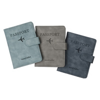 Porta Pasaportes Personalizado de Cuero Genuino Premium, Regalo de Lujo para Padrinos de Boda, Cartera de Viaje Personalizada, Funda Vintage Hecha a Mano