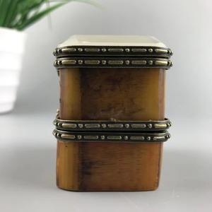 \ Hermoso joyero de 2 capas con diseño floral, organizador elegante para anillos, pendientes, collares, pulseras y artículos pequeños - Product Image 6