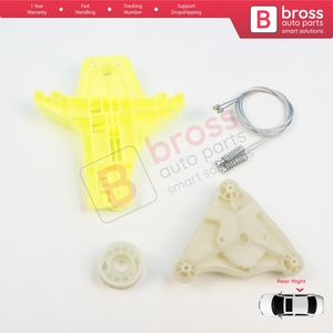Kit de réparation de lève-vitre électrique arrière droit BWR5521 pour Passat B6 3C2 3C5 B7 362 365 2010-2015 4/5 portes 3C4839756 - Product Image 2
