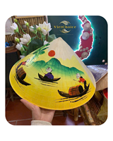 Sombreros Cónicos de Bambú Vietnamitas Tradicionales, la Mejor Opción, Bordado 3D, Impresión Personalizada, Diseño Unisex para Eventos al Aire Libre, Playa y Viajes