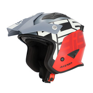 Nuevo Casco Abatible Acerbis ARIA SPORT JET Racing Rojo XL con Cierre Rápido para Motociclismo, Material PC y ABS - Product Image 1