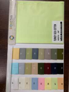 Tela de Camisa de algodón Turquía Giza | Material de camisa de lujo | 58 ancho para suministro internacional asequible - Product Image 5