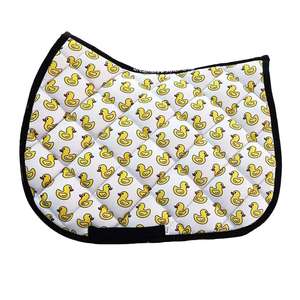 Juego de almohadillas para SILLÍN de doma equina sublimada, estilo de salto de caballo con forro de tela, almohadillas para SILLÍN perfectamente combinadas - Product Image 2