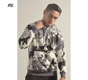 Sweat-shirt à capuche surdimensionné à imprimé vache personnalisé, tendance, graphique, pour streetwear, fournisseur en gros de sweats à capuche - Product Image 1