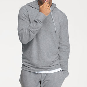 Vente chaude Personnalisé OEM Service Hommes Polaire Coton Pull À Capuche À La Mode Hiver Solide Impression Français Acide Lavage Long - Product Image 5