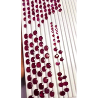 247 Uds Bangkok Ruby 6x4 7x5 8x6 9x7mm ovalado 4mm 5mm 6mm faceta redonda 401 Cts lote Iroc ventas rubí vidriado de alta calidad US $351