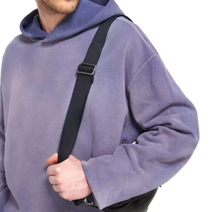 Sudadera con Capucha Unisex de Algodón 100% Lavado al Ácido, Estilo Pullover, Gruesa, con Logotipo Personalizado, Transpirable, Térmica, para Invierno, Venta al por Mayor - Product Image 3