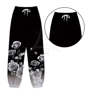 Pantalón de Mujer de Corte Regular, Cintura Media, Frente Plano, para Invierno, Sublimado, Talla Personalizada, Uso Casual, 100% Algodón, Colores Personalizados - Product Image 5