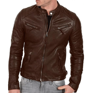 Veste de moto en cuir noir à vendre Veste de moto de tourisme et d'équitation pour hommes - Product Image 5