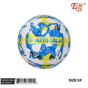 Balón de fútbol de alta calidad #5 GUATEMALA 48 uds/CS tamaño 5 cuero consolidado térmico caucho PVC PU TPU materiales - Product Image 1