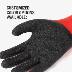 Customizable Color Rubber Coated ESD <b>Gloves</b> for Construction Safety <b>Gloves</b> - Product Image 1