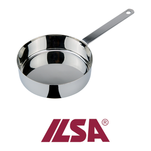 กระทะมินิ Ilsa แบบด้ามจับเดียว สำหรับอาหารหนึ่งจาน สแตนเลส ขนาด 12 x 3.5 ซม. อุปกรณ์จัดเลี้ยง อุปกรณ์ร้านอาหาร ขายส่ง - Product Image 4