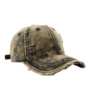 Fashion Wholesale Structured Cotton Vintage Washed Distressed Trucker Blank Dad Hat <b>Men</b> Sport <b>Cap</b> - Product Image 6