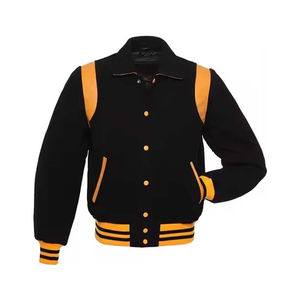 Chaqueta Universitaria de Béisbol Personalizada con Letras Bordadas de Anime, Chaqueta Bomber Universitaria para Hombre, Chaquetas de Hombre Personalizadas de Alta Calidad - Product Image 1