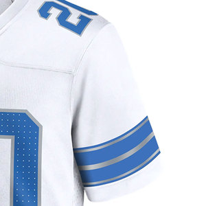 Maillot de football américain personnalisé de haute qualité en polyester coupe régulière maillot de football américain uni - Product Image 6