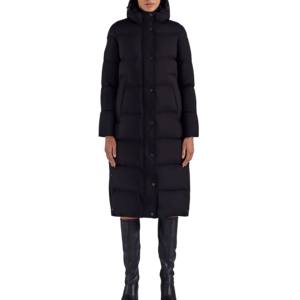 Gran oferta, nueva moda, abrigo largo de otoño para mujer, chaqueta acolchada con capucha de algodón, ropa de calle, cinturón impermeable a prueba de viento, manga larga - Product Image 1