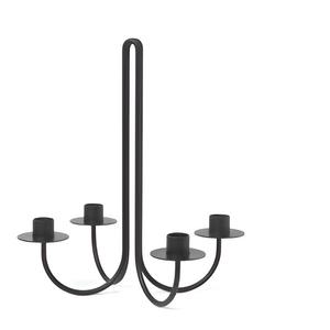 Chandelier vintage à bras multiples en métal chandelier européen rétro romantique bougeoir chandelier de table doré 2024 - Product Image 6