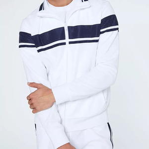 Survêtements slim pour hommes, survêtements techniques personnalisés en molleton technique, ensembles de survêtements pour hommes, fermeture éclair, col montant, tenue de sport, jogging, vêtements de fitness pour hommes - Product Image 4