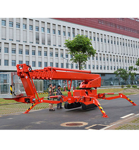 Nuevo elevador telescópico/articulado 18m Diesel/gasolina/AC remolque detrás Cherry Picker elevador articulado en venta - Product Image 2