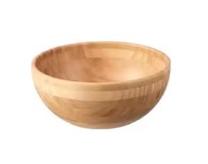 Design moderne de stockage des aliments bol à salade en bois salade de légumes riz dîner bol en bois bols de service logo personnalisé - Product Image 3