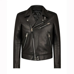 Veste en cuir de moto classique de conception personnalisée OEM 2025 vente chaude meilleur prix Style Streetwear mince pour hommes - Product Image 1