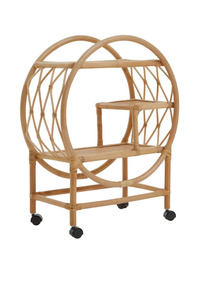 Mataram Handcrafted From Renewable Rattan Bookshelf For Livingroom, Rattan Bookshelf For Wholesale, Nhat Minh, Vietnam - Product Image 2